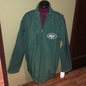 NFL Football Jets Soft Shell lined Sports jacket +FREE GIFT